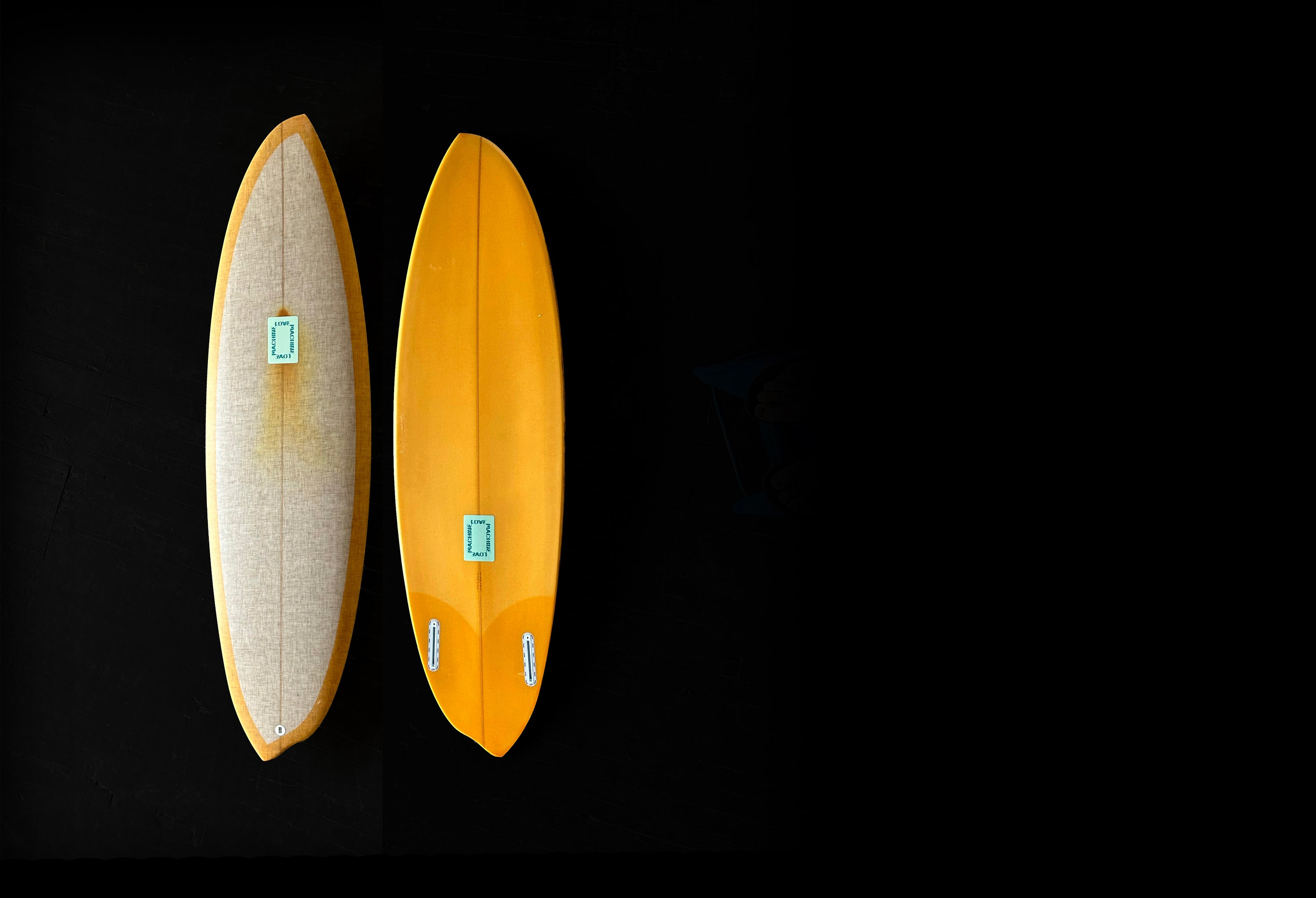 Zambal asymmetrical surfboard